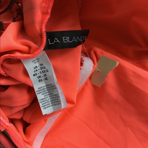 La Blanca Striped Bathing Suit - Picture 8 of 8